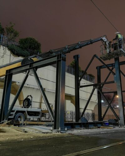 MSteel Mühendislik topkapi gece montaj