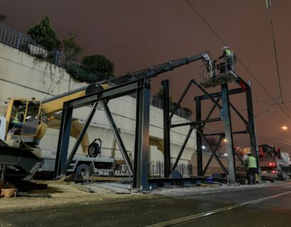 MSteel Mühendislik topkapi gece montaj